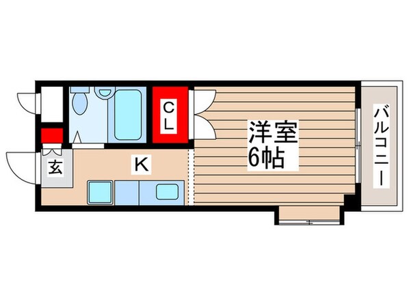 プラスハイツ１の物件間取画像